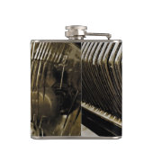 旧クラシック車ヘッドライト フラスク (裏面)