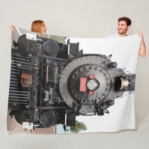 旧グランドキャニオン鉄道蒸気機関車 フリースブランケット