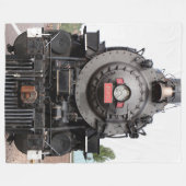旧グランドキャニオン鉄道蒸気機関車 フリースブランケット (正面(横))