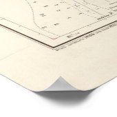 旧ケイマン諸島の地図(1880)ヴィンテージカイマン ポスター (角)