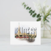 旧コノコガスステーションテキサス州 – 国道66号 ポストカード (スタンド正面)