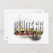 旧コノコガスステーションテキサス州 – 国道66号 ポストカード (正面/裏面)