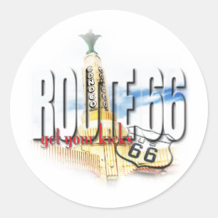 旧コノコガスステーションテキサス州 – 国道66号 ラウンドシール