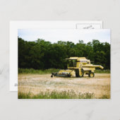 旧コンバイン01ポストカード ポストカード (正面/裏面)