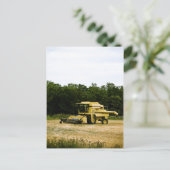 旧コンバイン02ポストカード ポストカード (スタンド正面)