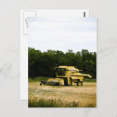 旧コンバイン02ポストカード ポストカード (正面/裏面)