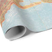 旧サンディエゴCAの地図(1915) ラッピングペーパー (ロールコーナー)