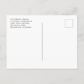 旧スウェーデン教会と教会ヤードファースト州NHP ポストカード (裏面)