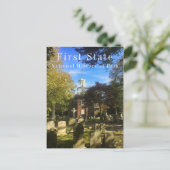 旧スウェーデン教会と教会ヤードファースト州NHP ポストカード (スタンド正面)