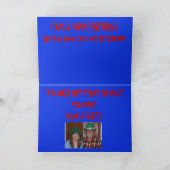 旧スカル誕生日カード カード (内部)