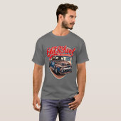 旧スクールスチールヴィンテージ1932トラック Tシャツ (正面フル)