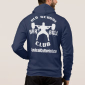 旧スクールバーベルクラブスクアパレルforリフター パーカ (裏面)