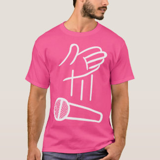旧スクールNineti用マイクDrop 90SヒップホップTシャツ Tシャツ