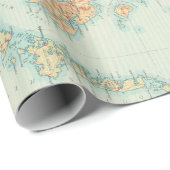 旧スコットランド地図（1912年）スコットランドヴィンテージアトラス ラッピングペーパー (ロールコーナー)