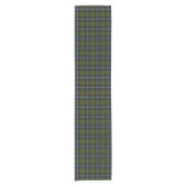 旧スコティッシュクランMacRae狩りタータンチェックPlaid ショートテーブルランナー (正面)