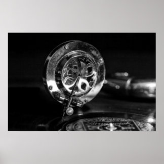 旧スタイルグラマフォン奏者 ポスター