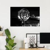 旧スタイルグラマフォン奏者 ポスター (ホームオフィス)