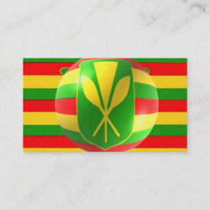 旧スタイルハワイアンフラグ 名刺