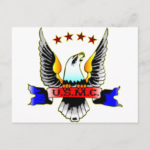 旧スタイルUSMC ポストカード
