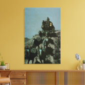 旧ステージコーチのプレインズバイレミントン キャンバスプリント (インサイチュ (リビング))