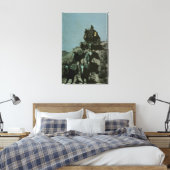 旧ステージコーチのプレインズバイレミントン キャンバスプリント (インサイチュ (寝室))