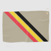 旧ストライプの校70年代80年代レトロレースストライプ ゴルフタオル (横)