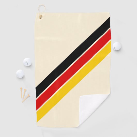 旧ストライプの校70年代80年代レトロレースストライプ ゴルフタオル (インサイチュ)