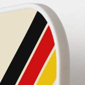 旧ストライプの校70年代80年代レトロレースストライプ ピックルボールラケット (左詳細)