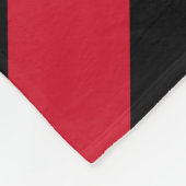 旧ストライプの校70年代80年代レトロレースストライプ フリースブランケット (角)