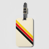 旧ストライプの校70年代80年代レトロレースストライプ ラゲッジタグ (正面縦)