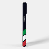 旧ストライプの校70年代80年代レトロレースストライプ Case-Mate iPhoneケース (裏面 / 右)