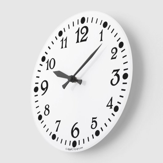 旧タイプライターレトロ壁時計 ラージ壁時計 (傾斜)