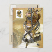 旧ダイビング機器，ダイビングミュージアムの歴史，フロリダ ポストカード (正面/裏面)