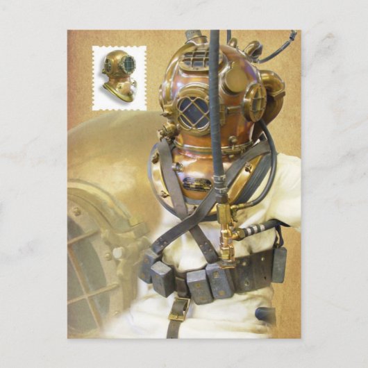 旧ダイビング機器，ダイビングミュージアムの歴史，フロリダ ポストカード (正面)