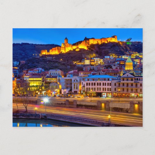 旧トビリシの眺め ポストカード (正面)