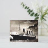旧ドイツのポストカード – タイタニック ポストカード (スタンド正面)