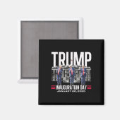 旧ドナルドトランプ舞踊就任式の日2025 47th マグネット (正面/裏面)