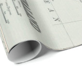 旧ニュージーランドの地図（1892年）ニュージーランド人 ラッピングペーパー (ロールコーナー)