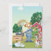 旧パーソナライズされたマクドナルド誕生日 招待状 (正面)