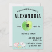 旧パーソナライズされたマクドナルド誕生日 招待状 (裏面)