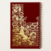 旧パーソナライズされた本レイナードキツネジャ点々のあるーナル ノートブック (裏面)