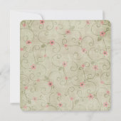 旧ファッションドフローラ結婚の発願 招待状 (裏面)