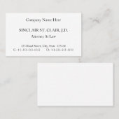 旧ファッションドプロフェッショナル名刺 名刺 (正面/裏面)