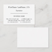 旧ファッションドプロフェッショナル名刺 名刺 (正面/裏面)