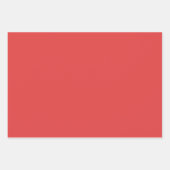 旧ファッションドレトロクリスマスストライプクリスマスピンクレッド ラッピングペーパーシート (正面2)