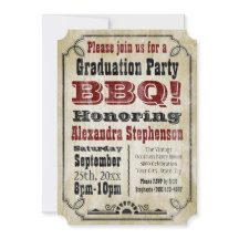 旧ファッションドヴィンテージBBQ卒業パーティー