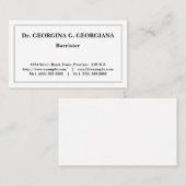 旧ファッションド型クラシック 名刺 (正面/裏面)