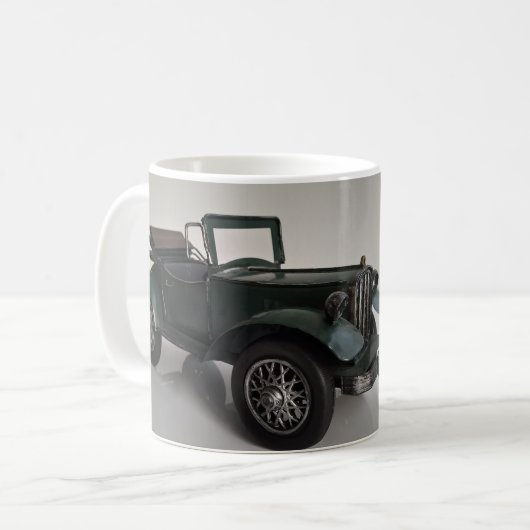 旧ファッションド型レトロ転換車 コーヒーマグカップ (正面左)