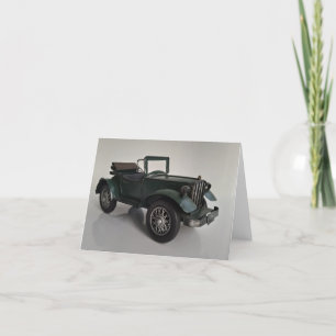 旧ファッションド型レトロ転換車 サンキューカード