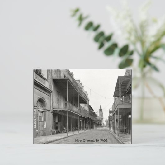 旧フランスの四半期通り1906 ポストカード (スタンド正面)